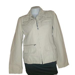 DKNY City Light Khaki Jacket Size L